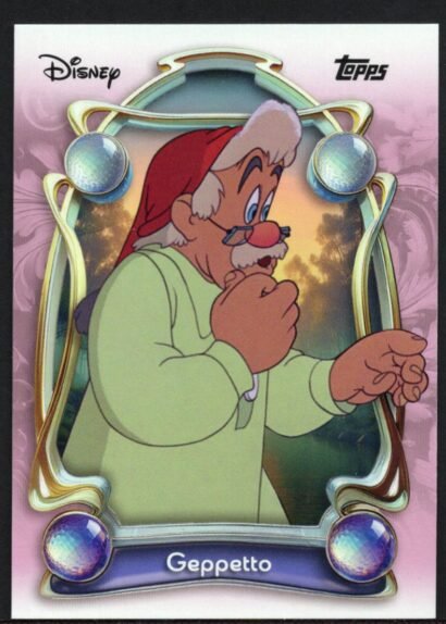 Geppetto Disney Topps Character Trading Card