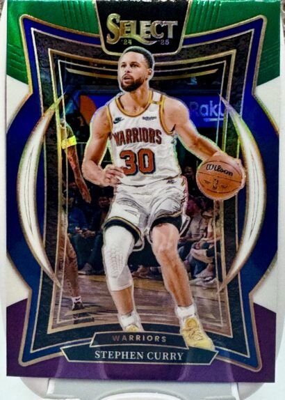 Stephen Curry Panini Select Concourse Prizm Card #