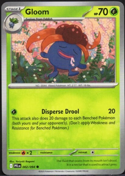 Gloom Stage 1 Pokémon Card