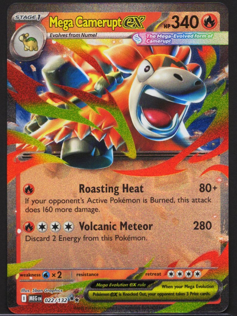 Pokémon TCG Mega Camerupt ex