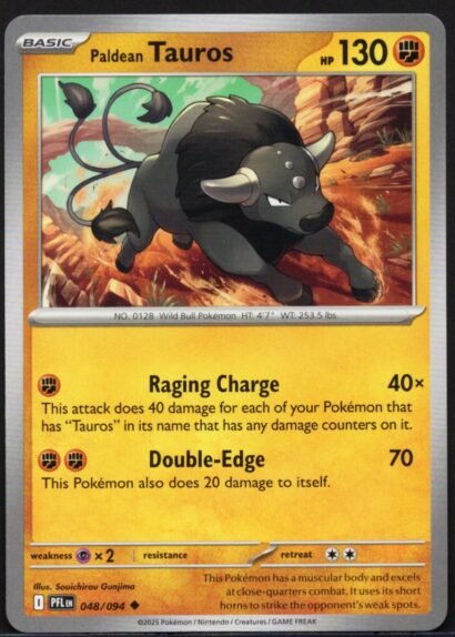 Pokémon TCG Paldean Tauros