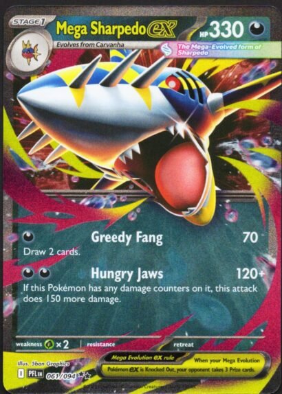 Pokémon TCG Mega Sharpedo ex