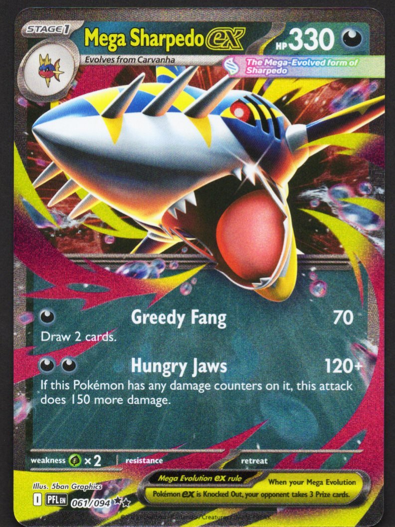 Pokémon TCG Mega Sharpedo ex