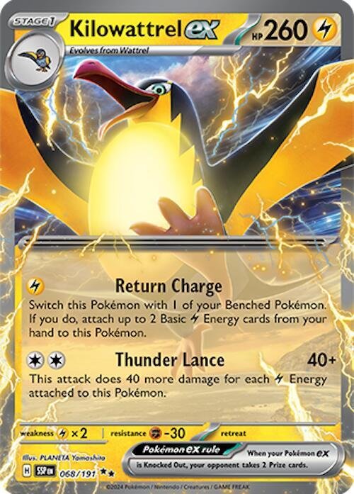 Pokémon TCG Kilowattrel ex