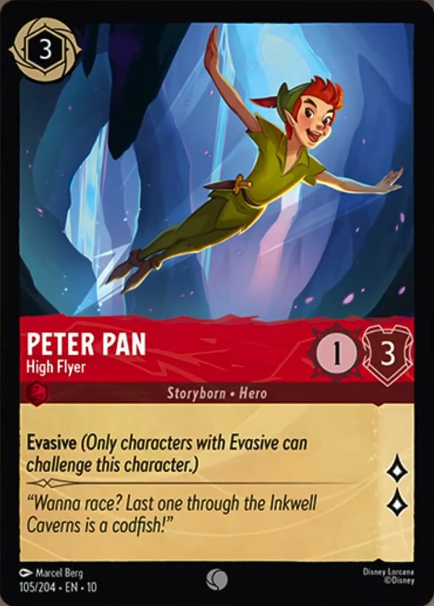 Disney Lorcana Peter Pan High Flyer