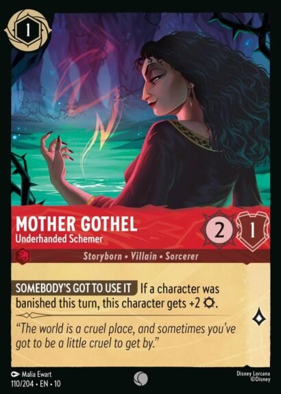 Disney Lorcana Mother Gothel Underhanded Schemer