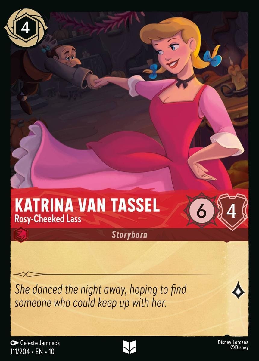 Disney Lorcana Katrina Van Tassel Rosy-Cheeked Lass