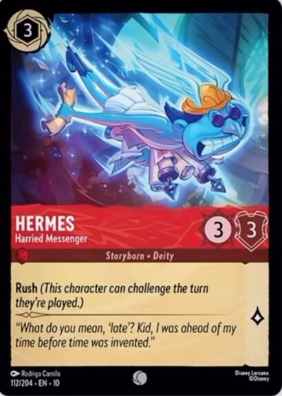 Disney Lorcana Hermes Harried Messenger
