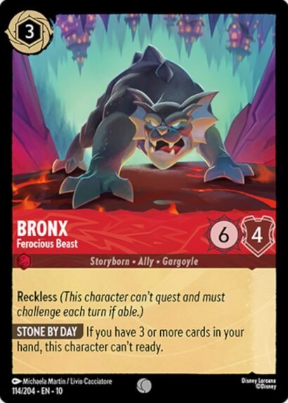 Disney Lorcana Bronx Ferocious Beast