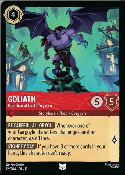Disney Lorcana Goliath Guardian of Castle Wyvern