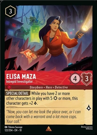 Disney Lorcana Elisa Maza Intrepid Investigator