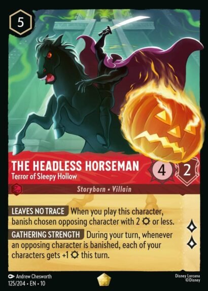 Disney Lorcana The Headless Horseman Terror of Sleepy Hollow