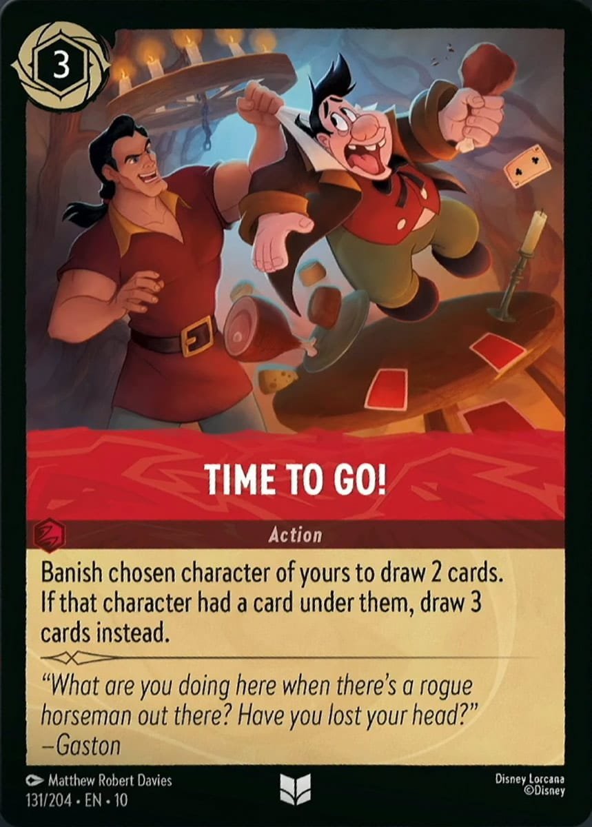 Disney Lorcana Time To Go!
