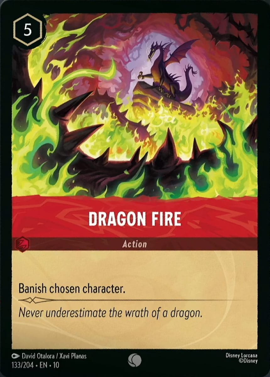 Disney Lorcana Dragon Fire