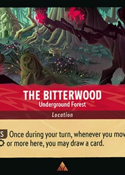 Disney Lorcana The Bitterwood Underground Forest