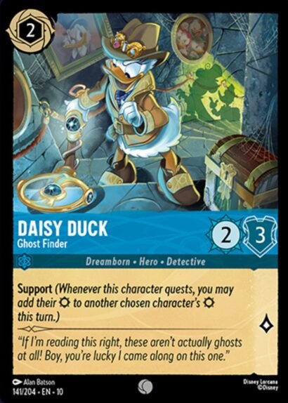 Disney Lorcana Daisy Duck Ghost Finder