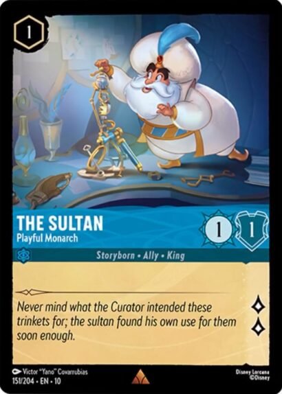 Disney Lorcana The Sultan Playful Monarch