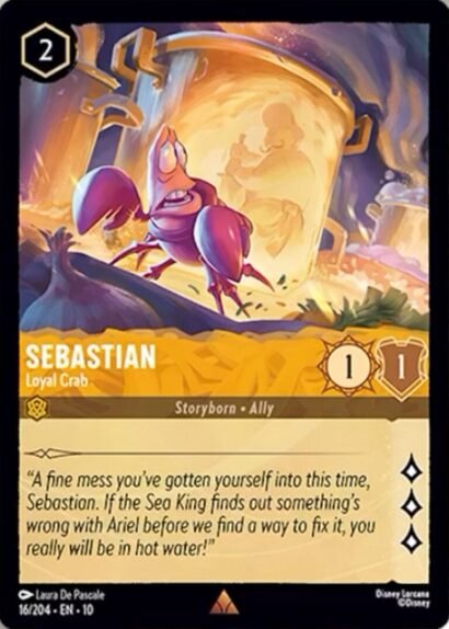 Disney Lorcana Sebastian Loyal Crab