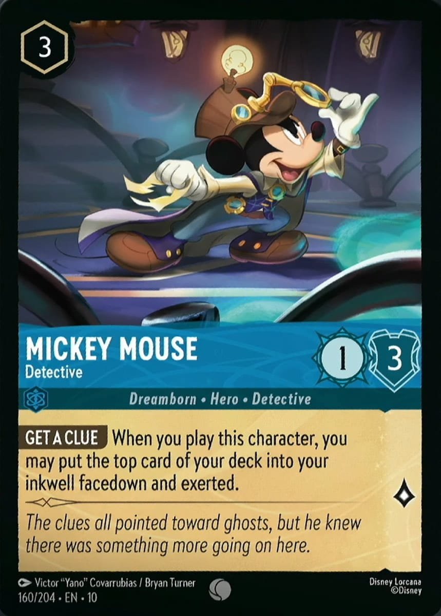 Disney Lorcana Mickey Mouse Detective
