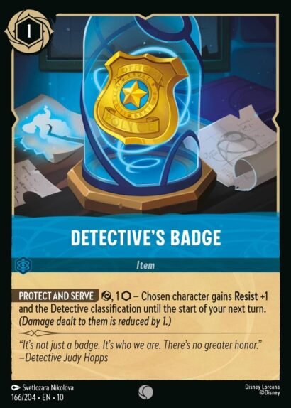 Disney Lorcana Detective’s Badge