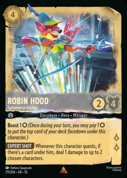 Disney Lorcana Robin Hood Ephemeral Archer