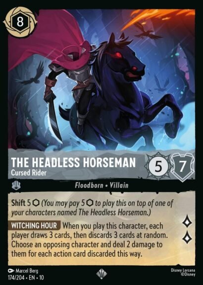 Disney Lorcana The Headless Horseman Cursed Rider