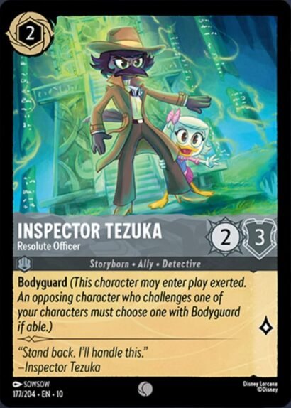 Disney Lorcana Inspector Tezuka Resolute Officer