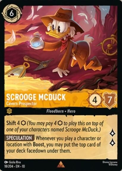 Disney Lorcana Scrooge McDuck Cavern Prospector