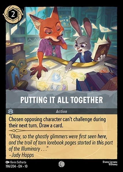 Disney Lorcana Putting It All Together