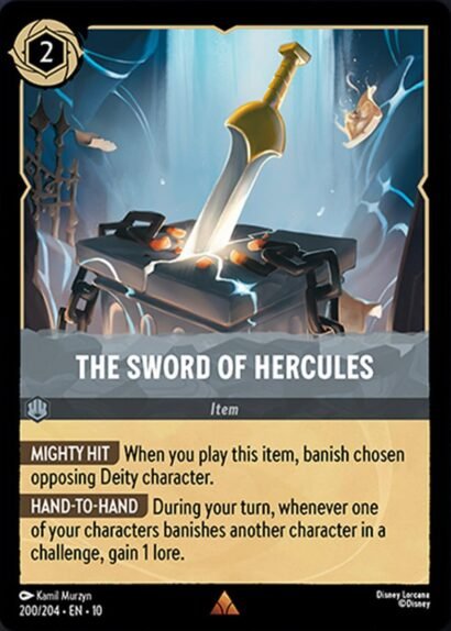 Disney Lorcana The Sword of Hercules