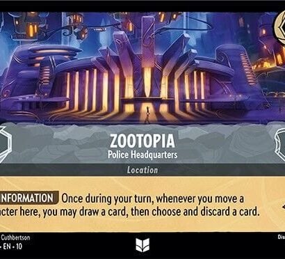 Disney Lorcana Zootopia Police Headquarters