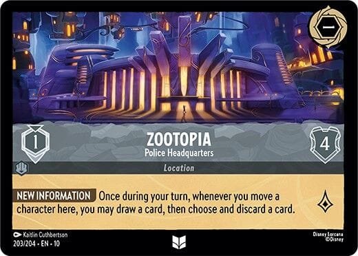 Disney Lorcana Zootopia Police Headquarters