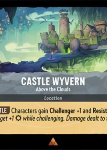 Disney Lorcana Castle Wyvern Above the Clouds