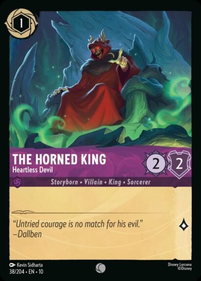 Disney Lorcana The Horned King Heartless Devil