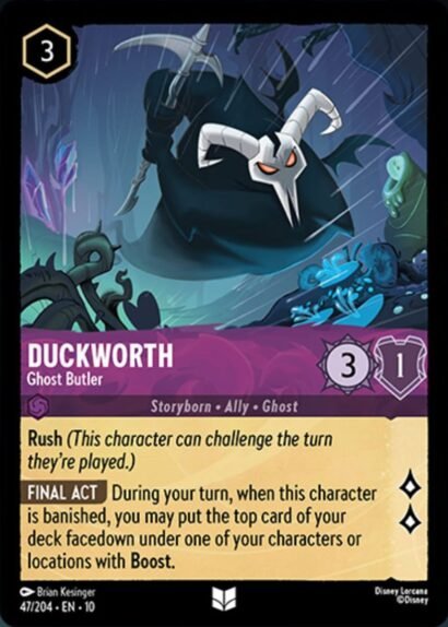 Disney Lorcana Duckworth Ghost Butler