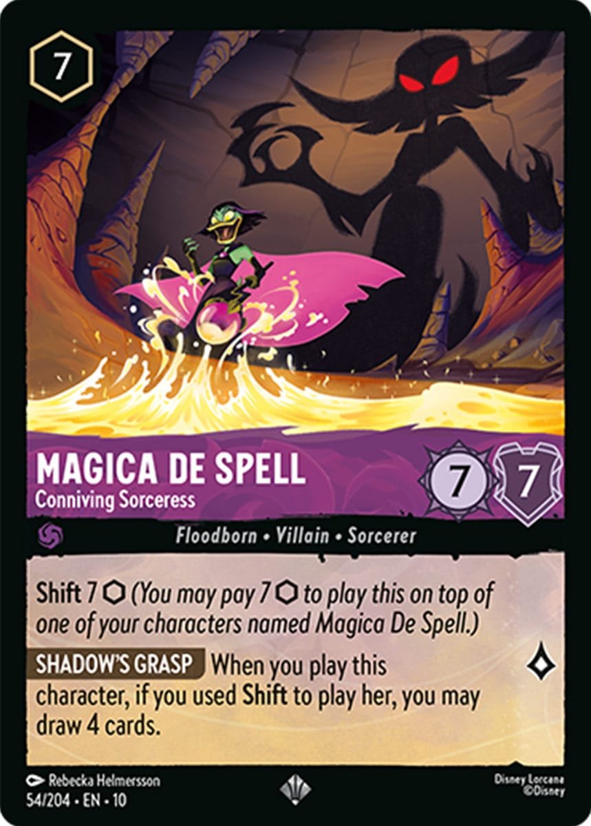 Disney Lorcana Magica De Spell Conniving Sorceress