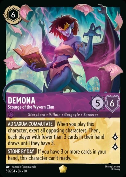 Disney Lorcana Demona Scourge of the Wyvern Clan