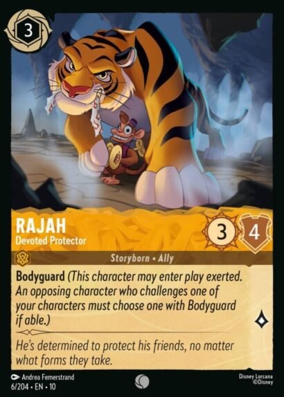 Disney Lorcana Rajah Devoted Protector
