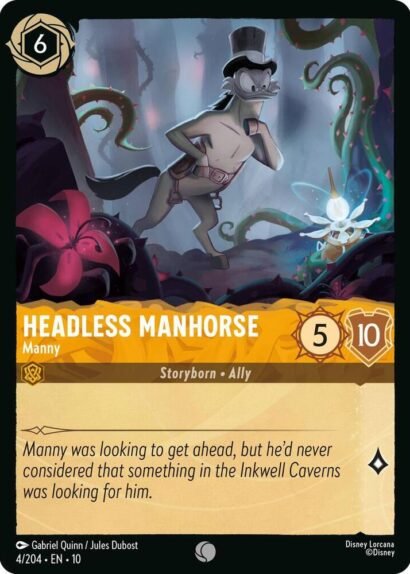 Disney Lorcana Headless Manhorse Manny