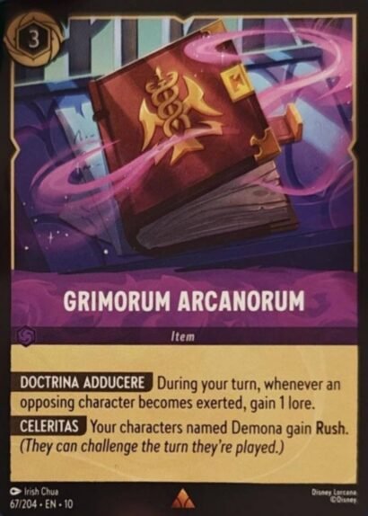 Disney Lorcana Grimorum Arcanorum