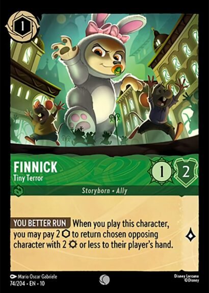 Disney Lorcana Finnick Tiny Terror