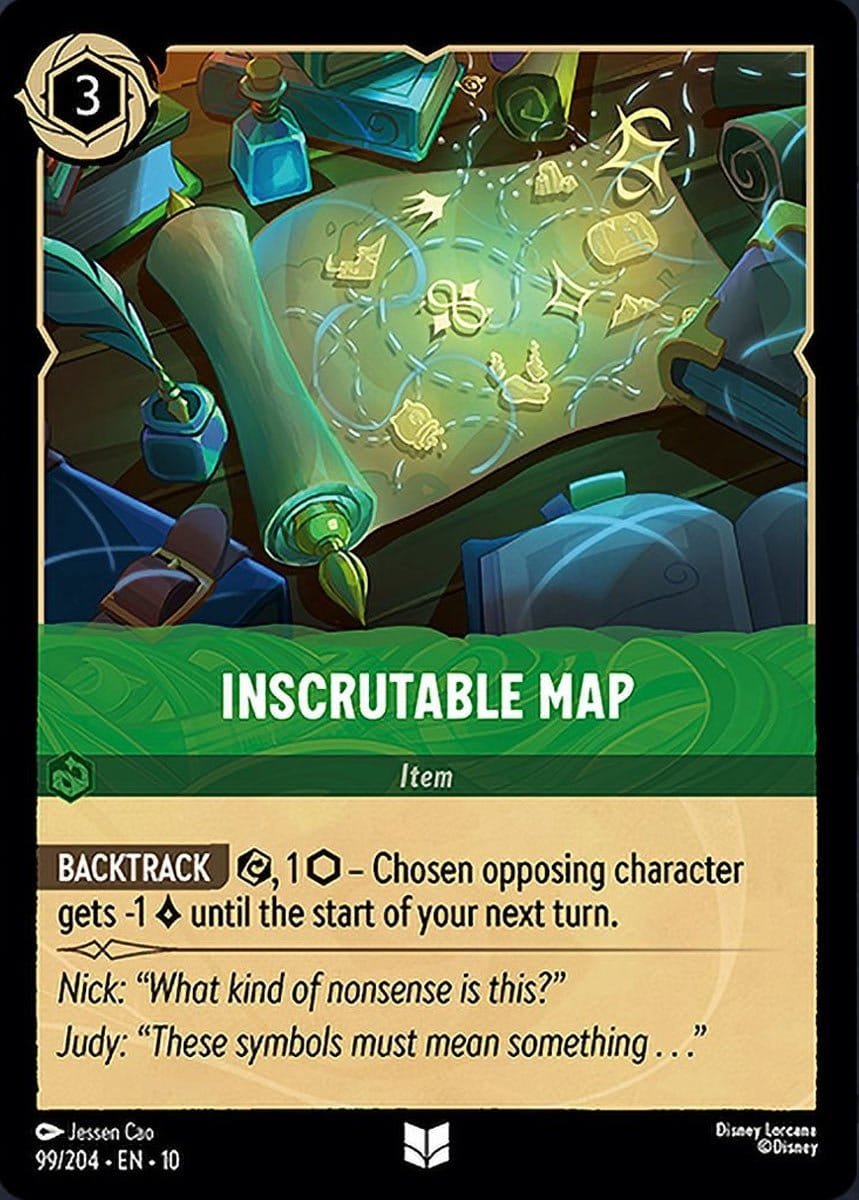 Disney Lorcana Inscrutable Map