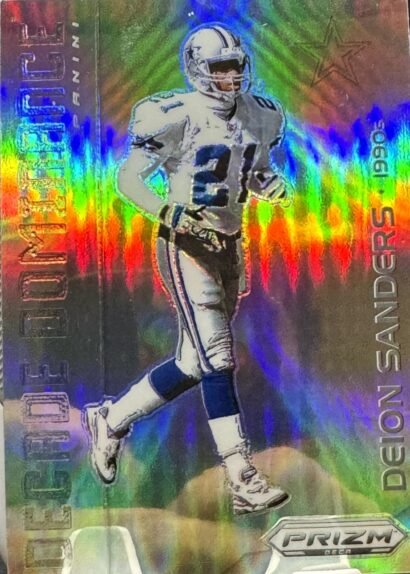 Deion Sanders Prizm Deca Insert