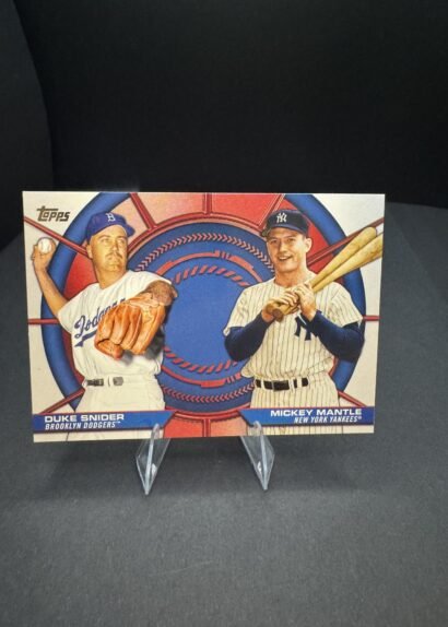 Duke Snider & Mickey Mantle Dual Card