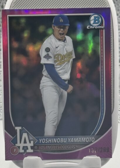 Yoshinobu Yamamoto Bowman Chrome Purple /199