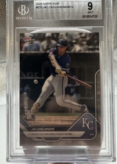 Jac Caglianone Topps Now #275 BGS 9