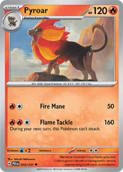 Pokémon Trading Card Game Pyroar