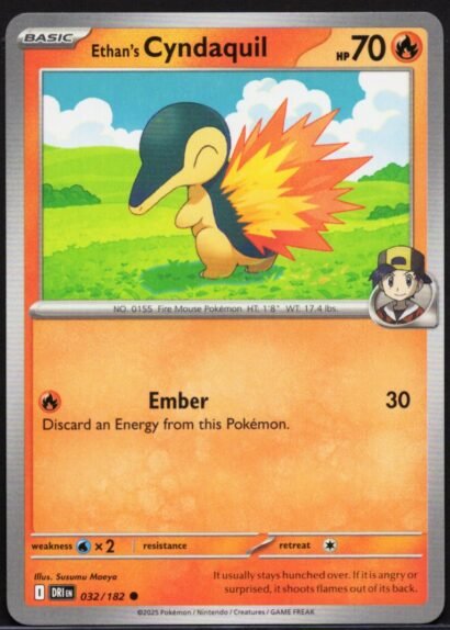 Pokémon Trading Card Game Ethan's Cyndaquil