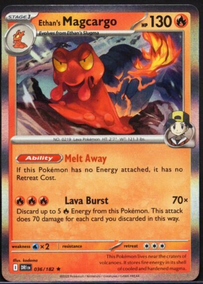 Pokémon Trading Card Game Ethan's Magcargo