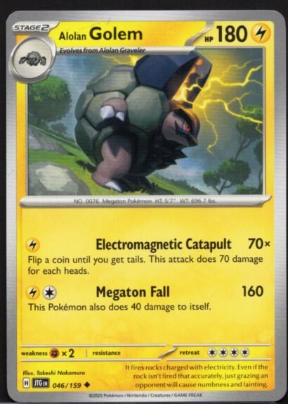 Pokémon Trading Card Game Alolan Golem